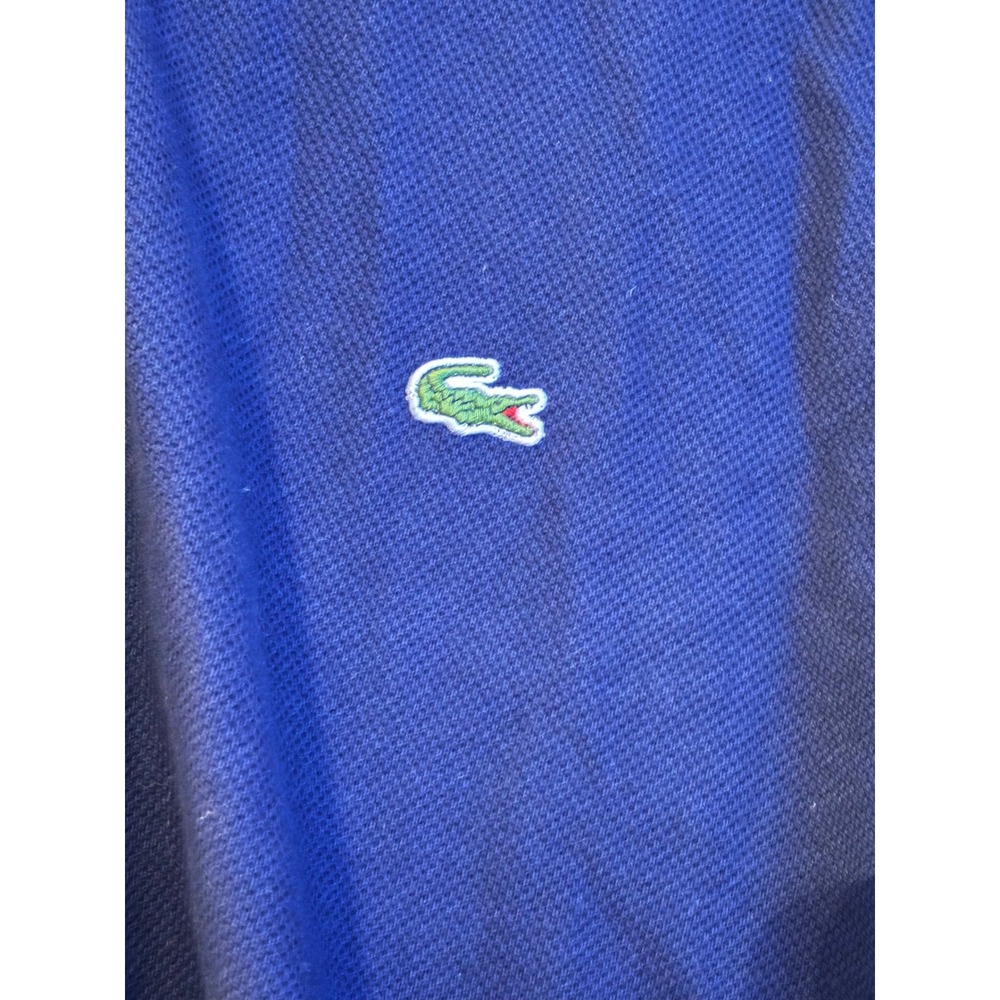 Lacoste Mens Full Zip Hoodie Navy Blue Classic Fit‎ Embroidered Croc Sz 8 3XL - Picture 4 of 5